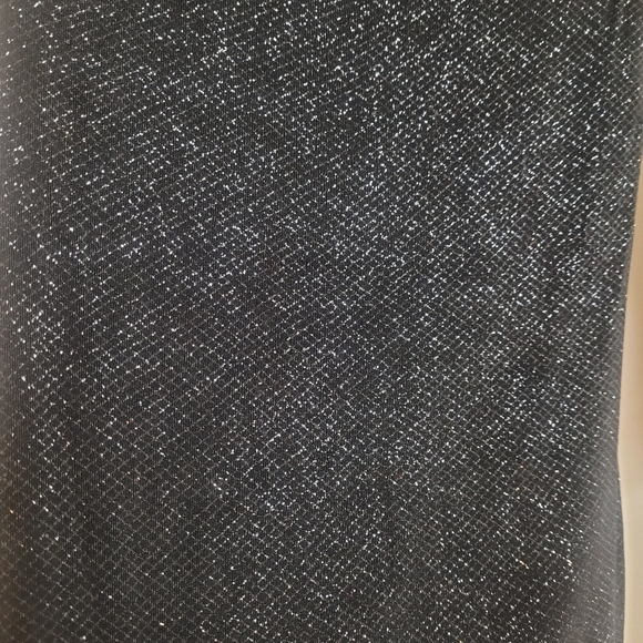 Guess by Marciano - Women’s Long One Sleeve Dress - Sparkly Black - Size XS - Picture 6 of 7